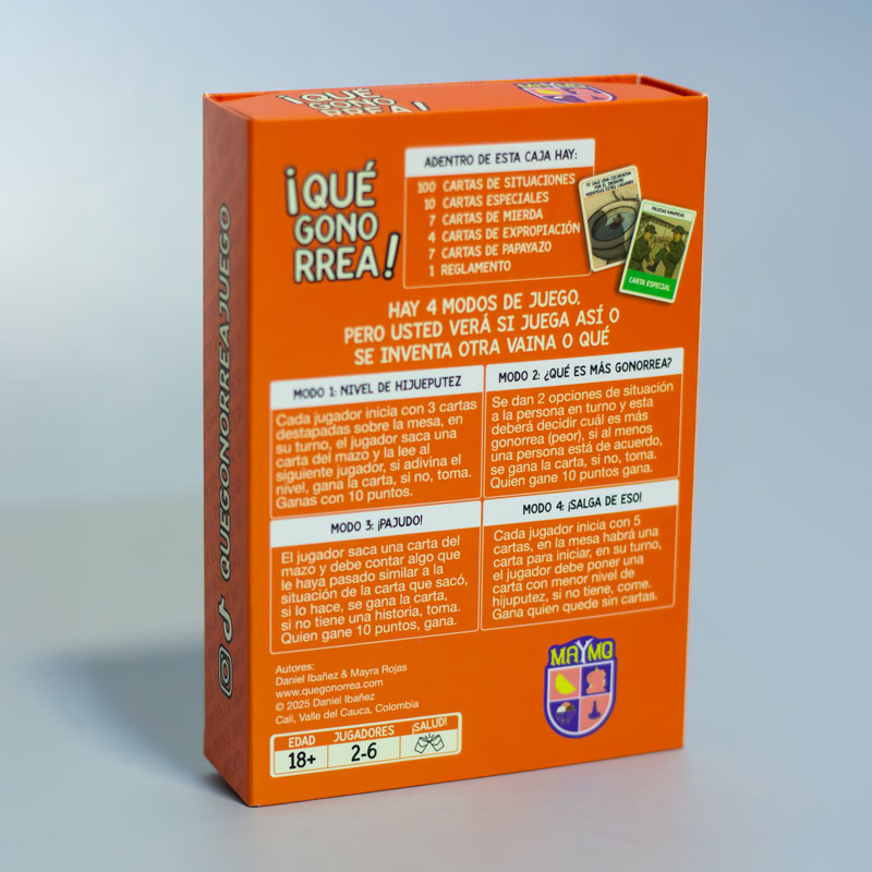 ¡Qué Gonorrea! Juego Base