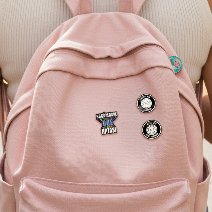 Pin Metálico Hagámosle qué HPTAS!