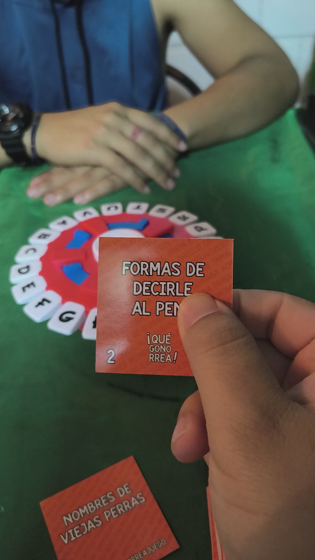 Cartas Gonorrea para jugar ¡Basta!