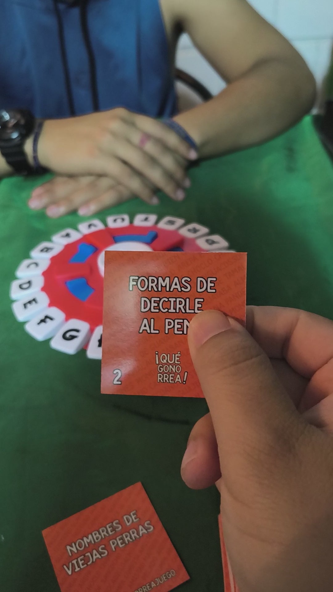 Cartas Gonorrea para jugar ¡Basta!